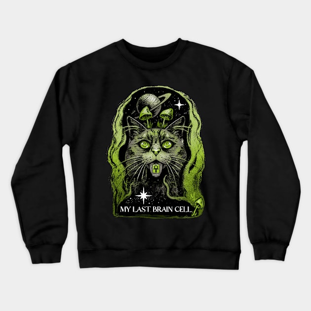 last brain cell Crewneck Sweatshirt by MrtnLjmn